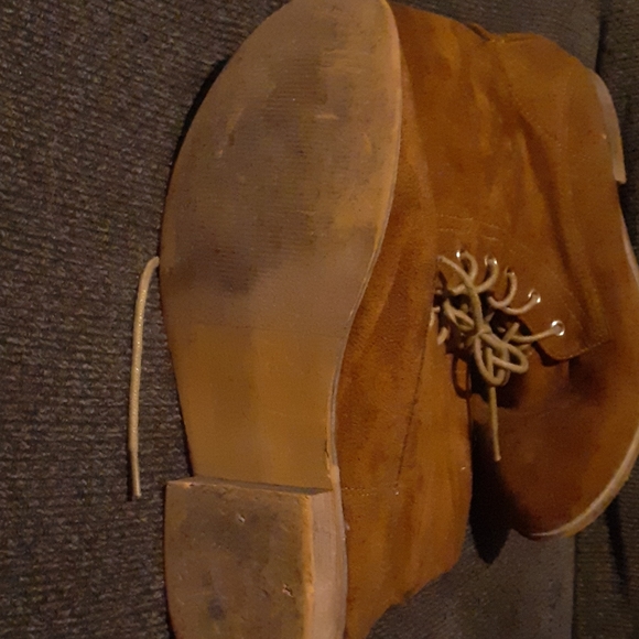 Milk Chocolate Brown Ankle Boots - Picture 4 of 7